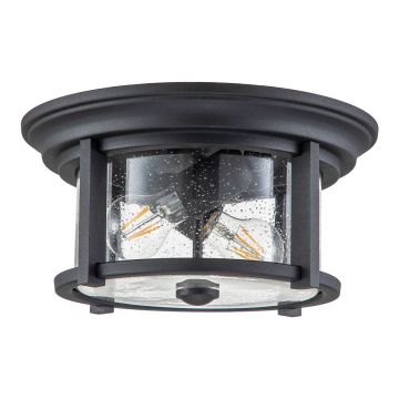 Lustră de tavan Merrill FE-MERRILL-F-BLK 2x60W/E27 IP44 de la Feiss