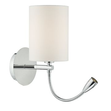 Braț pentru aplique de perete FETA FET0750 1x60W/E27+1x1W/LED IP20 de la Dar Lighting