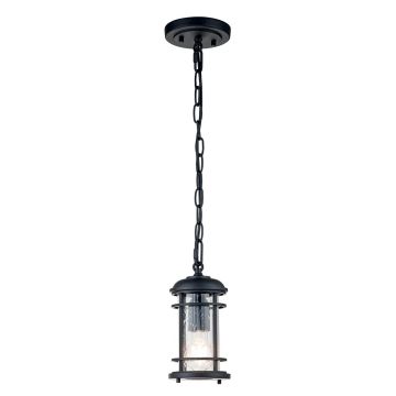 Lampă cu pendul Lighthouse FE-LIGHTHOUSE8-S-BLK 1x60W/E27 IP44 de la Feiss