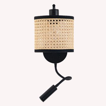 Aplique de perete WALL LIGHT 20355 3000K 1x40W/E27+3w/LED 240lm IP20 de la Zambelis