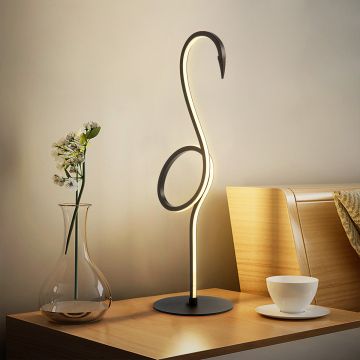 Lampă de masă Flamingo FLAMINGO-TL-BLK 3000 K 1x6 W /LED 420 lm de la Elstead Lighting