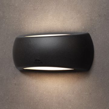 Aplique de perete Francy FMG-FRANCY-BLK 2700K 1x23W/E27 800lm IP66 de la Fumagalli