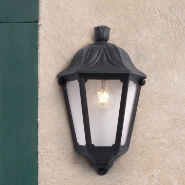 Aplique de perete Iesse FMG-IESSE-BLK 1x23W/E27 IP55 de la Fumagalli