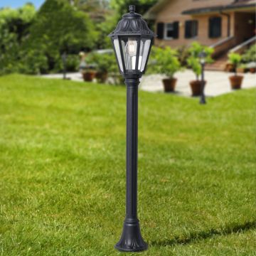 Lampă de podea Mizar FMG-MIZAR-ANNA-BLK 2700K 1x23W/E27 800lm IP55 de la Fumagalli