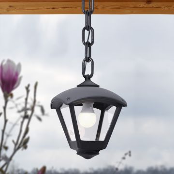 Lampă cu pendul Sicar FMG-SICAR-DARIO-BLK 1x23W/E27 IP55 de la Fumagalli