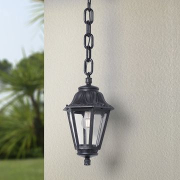 Lampă cu pendul Sichem FMG-SICHEM-ANNA-BLK 1x23W/E27 IP55 de la Fumagalli