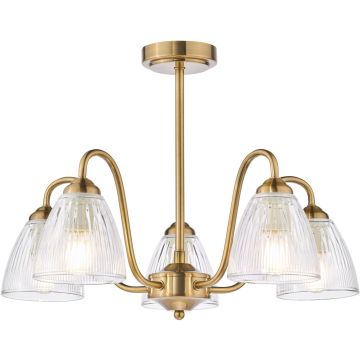 Candelabru Glynis GLY5463 5x40w/e14 de la Dar Lighting