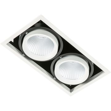 Lumină îngropată deasupra plafonului VERTICO GL7108-2/2X18W 4000K WH+BL 2x18W/LED 3045LM IP20 de la Italux