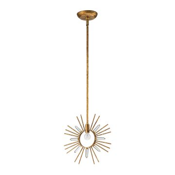 Lampă cu pendul Sun King GN-SUN-KING-P-G 1x60 W/E27 de la Gilded Nola