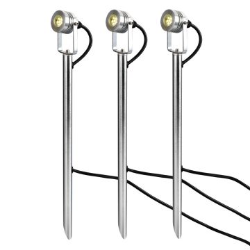 Proiector de grădină SPENNYMOOR GZCC-SPENNYMOOR-3P 6x0,1W/LED IP54 de la Elstead Lighting