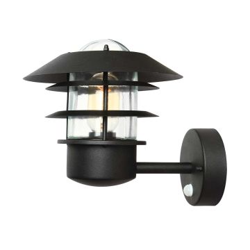 Aplique de perete HELSINGOR HELSINGOR-PIR-BK 1x60W/E27 IP44 de la Elstead Lighting