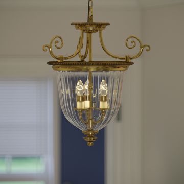 Lampă cu pendul CAMBRIDGE HK-CAMBRIDGE-P-S 3x60W/E14 de la Hinkley Lighting