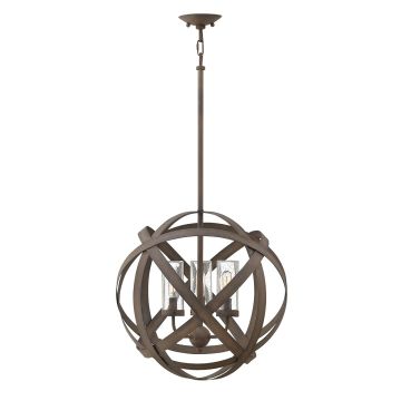 Lampă cu pendul CARSON HK-CARSON-3P 3x40W/E14 IP44 de la Hinkley Lighting