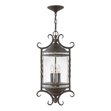 Lampă cu pendul Casa HK-CASA8 3x40W/E14 IP44 de la Hinkley