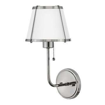 Aplique de perete Clarke HK-CLARKE1-PN-WH 1x40W/E27 IP20 de la Hinkley Lighting