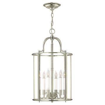 Lampă cu pendul GENTRY HK-GENTRY-P-L-PN 6x60W/E14 de la Elstead Lighting