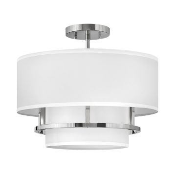 Lampă de tavan Graham HK-GRAHAM-M-PN 3x40 W/E14 de la Hinkley Lighting