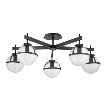 Lampă de tavan Hollis HK-HOLLIS-5-C-BK 5x40 W/E14 ip44 de la Hinkley Lighting