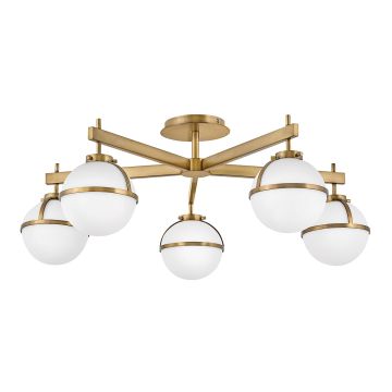 Lampă de tavan Hollis HK-HOLLIS-5-O-HB 5x40 W/E14 ip44 de la Hinkley Lighting