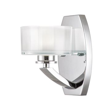 Aplique de perete Meridian HK-MERIDIAN1-BATH-PC 1x3.5W/G9 IP44 de la Hinkley