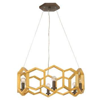 Lampă cu pendul MOXIE HK-MOXIE6-P-SSG 6x60W/E14 de la Hinkley Lighting