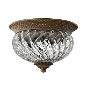 Lustră de tavan PLANTATION HK-PLANT-F-S-PZ 2x60W/E27 de la Hinkley Lighting