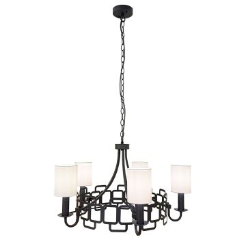 Candelabru Sabina HK-SABINA5-BK 5x40W/E14 de la Hinkley