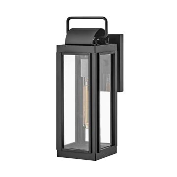 Aplique de perete Sag Harbor HK-SAG-HARBOR-S-BK 1x60W/E27 IP44 de la Hinkley