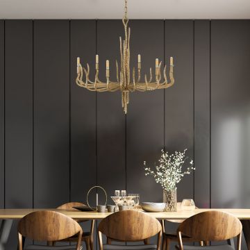 Candelabru SPYRE HK-SPYRE6C-CPG 6x60W/E14 de la Hinkley Lighting
