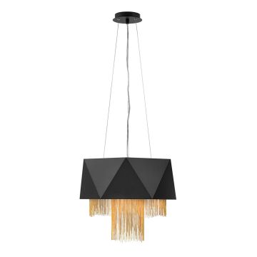 Lampă cu pendul ZUMA HK-ZUMA6-SBG 6x60W/E27 de la Elstead Lighting