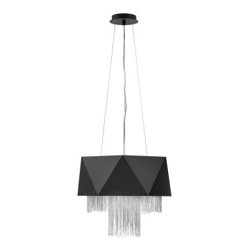 Lampă cu pendul ZUMA HK-ZUMA6-SBS 6x60W/E27 de la Elstead Lighting