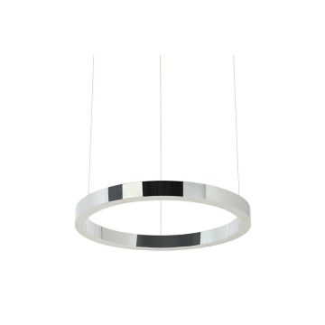 Lampă cu pendul RING JD8169-40.SILVER 3000K 1x25W/LED 2000LM IP20 de la King Home