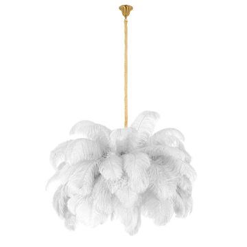 Lampă cu pendul TIFFANY JD0019.WHITE 18x40W/G9 IP20 de la King Home