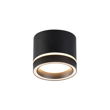 Lumină montată pe suprafață Kendal LP-6331/1SM R2 BK 1x7W/GX53 IP20 de la Light Prestige