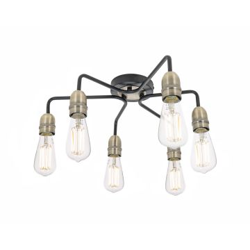 Lampă de tavan Kiefer KIE0622 6x60w/e27 ip20 de la Dar Lighting