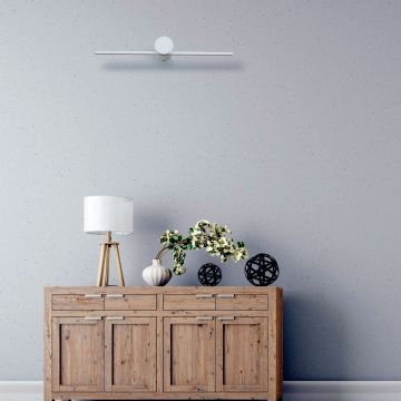 Aplique de perete Modern Slim LP-777/1W M WH 3000K 1x6W/LED 800 lm IP44 de la Light Prestige