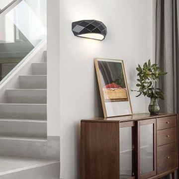 Aplique de perete Reus LP-8069/1W BK 1x60W/E27 IP20 de la Light Prestige