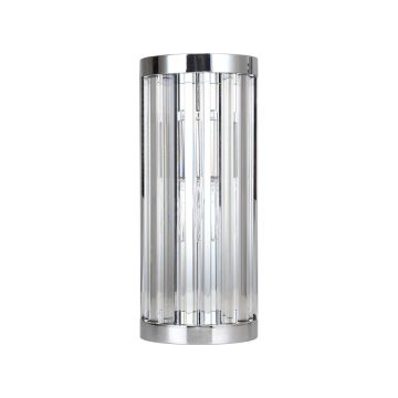 Aplique de perete Vetro LP-2910/1W L CH 1x10W/E14 IP20 de la Light Prestige
