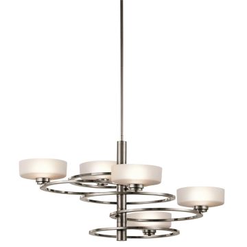 Candelabru ALEEKA KL-ALEEKA5B 5x40W/G9 de la Kichler