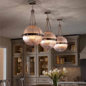 Lampă cu pendul ASTER KL-ASTER-P-PN 3x60W/E14 de la Kichler