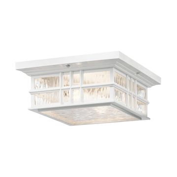 Lustră de tavan BEACON SQUARE KL-BEACON-SQUARE-F-WHT 2x60W/E27 IP44 de la Elstead Lighting
