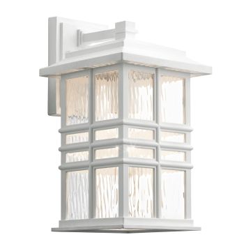 Aplique de perete BEACON SQUARE KL-BEACON-SQUARE-M-WHT 1x60W/E27 IP44 de la Elstead Lighting