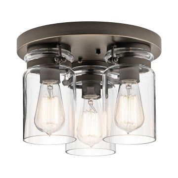 Lustră de tavan BRINLEY KL-BRINLEY-F-OZ 3x60W/E27 de la Kichler
