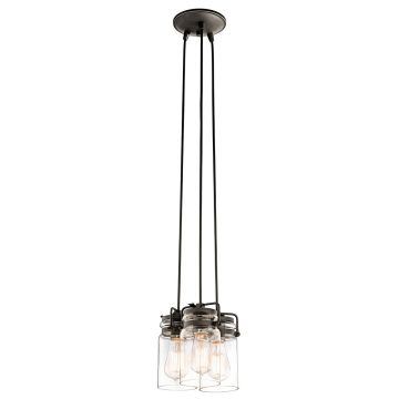 Lampă cu pendul BRINLEY KL-BRINLEY3-OZ 3x60W/E27 de la Kichler