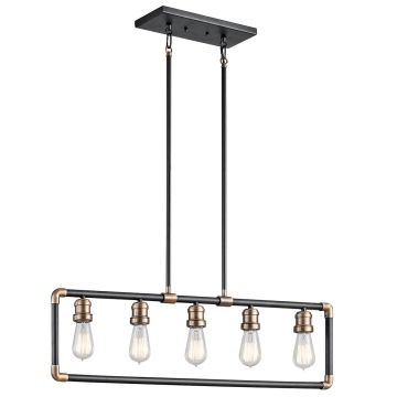 Lampă cu pendul IMAHN KL-IMAHN-ISLE 5x60W/E27 de la Kichler