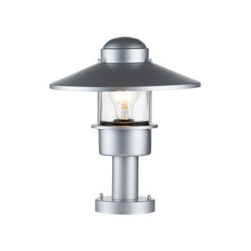 Lampă de podea Klampenborg KLAMPENBORG-PED-SIL 1x60W/E27 IP44 de la Elstead Lighting