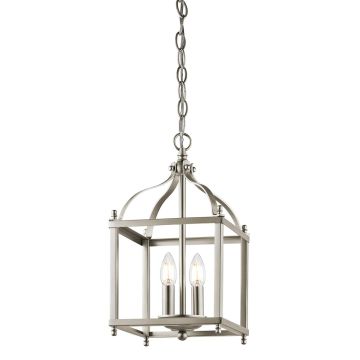 Lampă cu pendul LARKIN KL-LARKIN-P-S-NI 2x60W/E14 de la Kichler