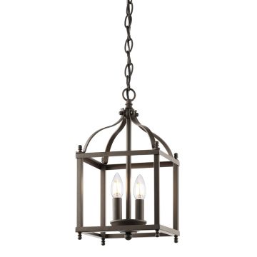 Lampă cu pendul LARKIN KL-LARKIN-P-S-OZ 2x60W/E14 de la Kichler