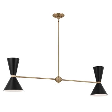 Lampă cu pendul Phix KL-PHIX-2-LINEAR-CBB 4x40W/E27 IP20 de la Kichler