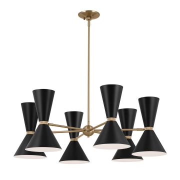 Candelabru Phix KL-PHIX-6-CBB 12x40W/E27 IP20 de la Kichler